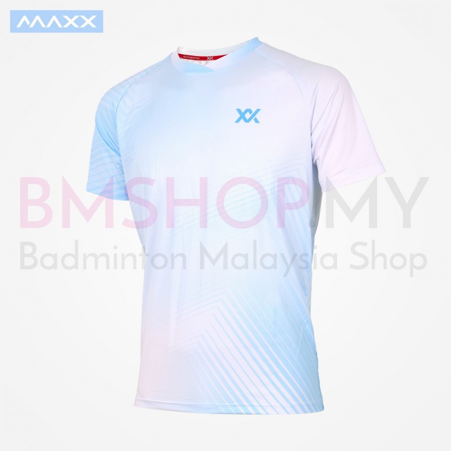 MAXX Shirt Fashion Tee MXFT118 Blue White