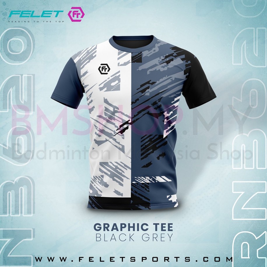 FELET Shirt RN3620 - Jersey (Black Grey)