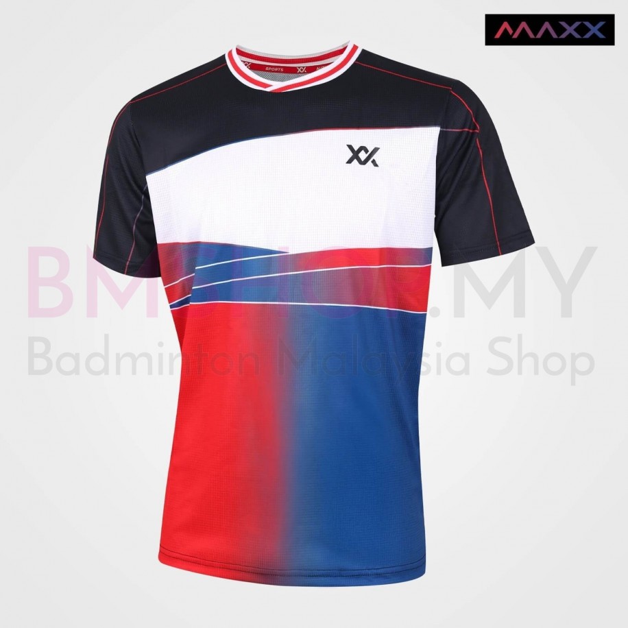 MAXX Shirt Tee - MXPRO-001 (Red/Blue Color)