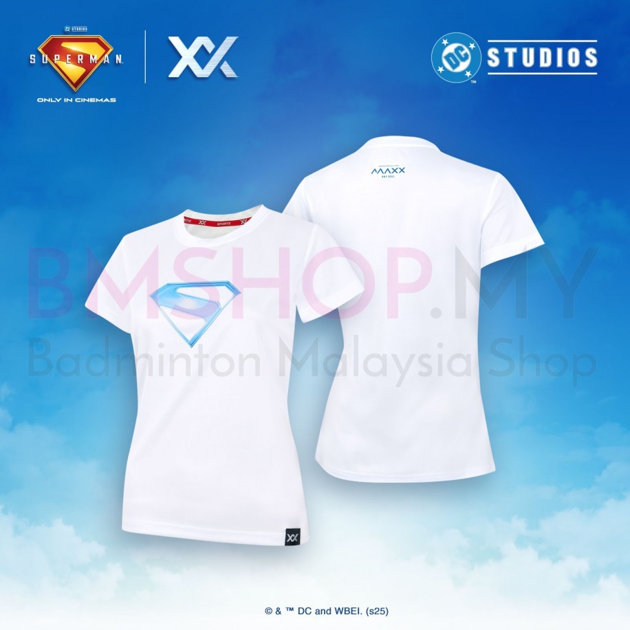MAXX Shirt Superman Fashion Tee MLTEE22W - White (Women Cutting)