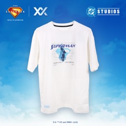 MAXX Shirt Superman OVERSIZE Fashion Tee MLOV06 - White
