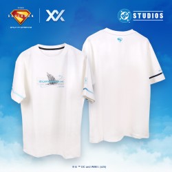 MAXX Shirt Superman OVERSIZE Fashion Tee MLOV07 - White