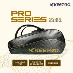 KEEPRO Bag Woven design PU leather PRO Series Badminton Racket Bag