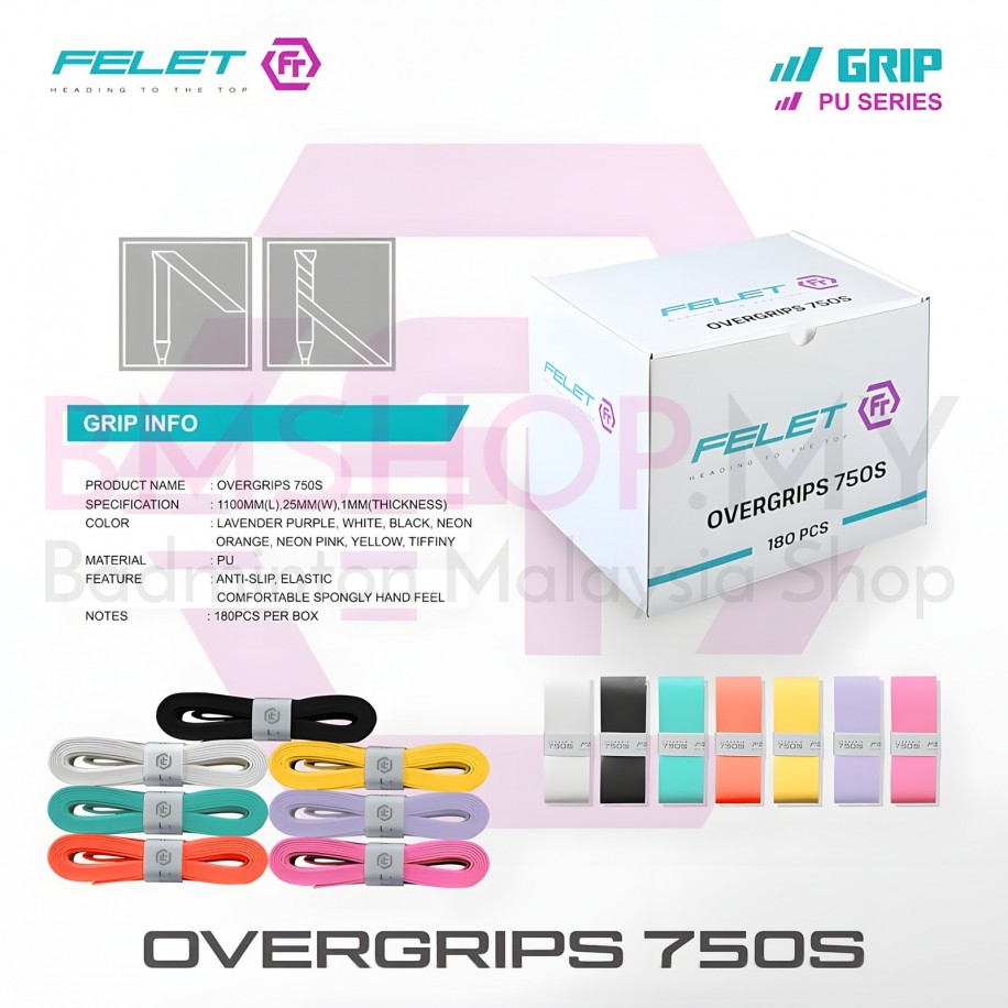 FELET Grip Overgrip 750S (7 colors)