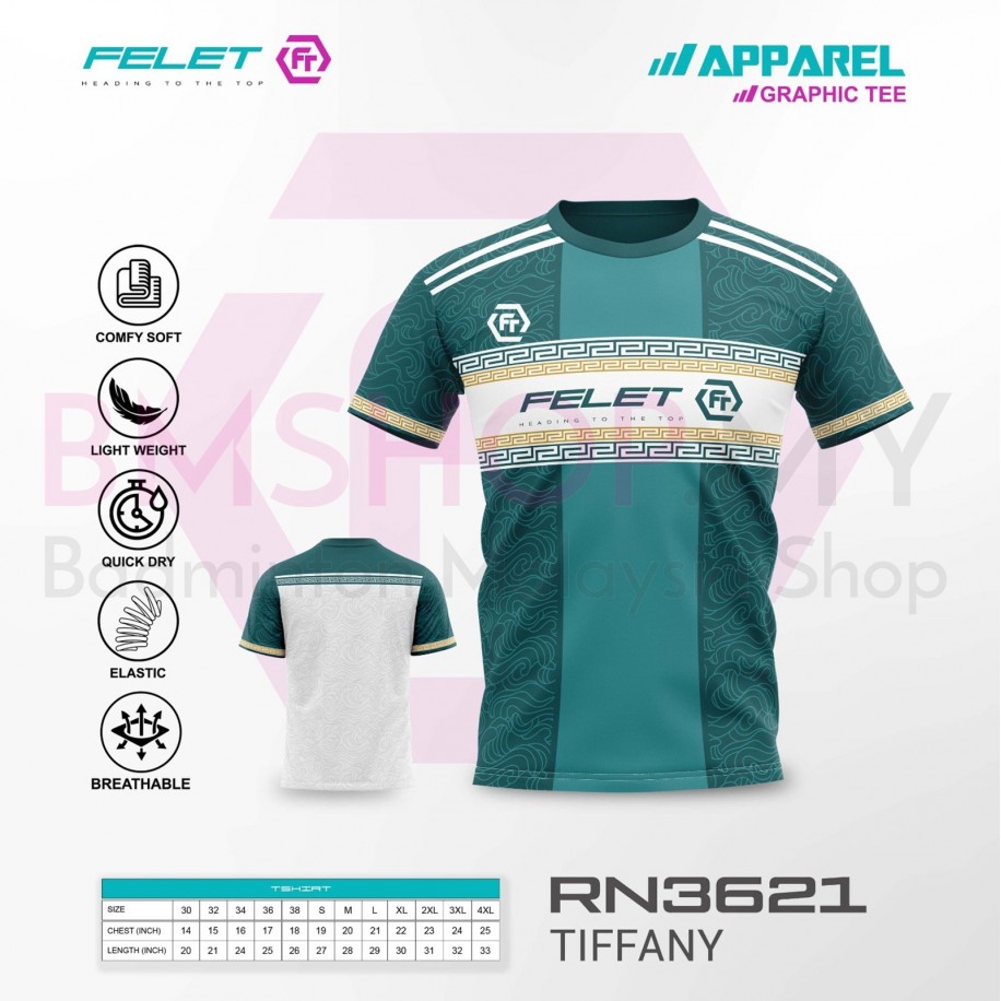 FELET Shirt RN3621 Jersey Tiffany