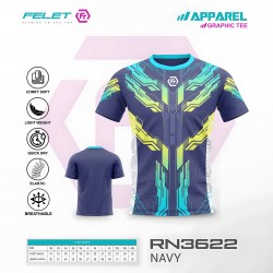 FELET Shirt RN3622 Jersey Navy