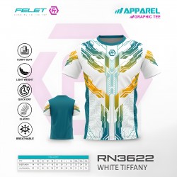 FELET Shirt RN3622 Jersey White Tiffany