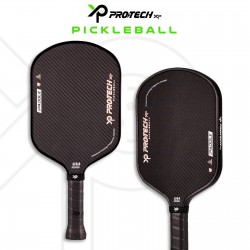 PROTECH XP Pickleball Paddle - iPADDLE (USAPA Approved) (T700 3K Carbon Fibre + Cloth marks) (16mm) - Black Pink