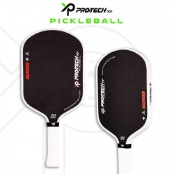 PROTECH XP Pickleball Paddle - iPADDLE (USAPA Approved) (T700 3K Carbon Fibre + Cloth marks) (16mm) - Black Pink