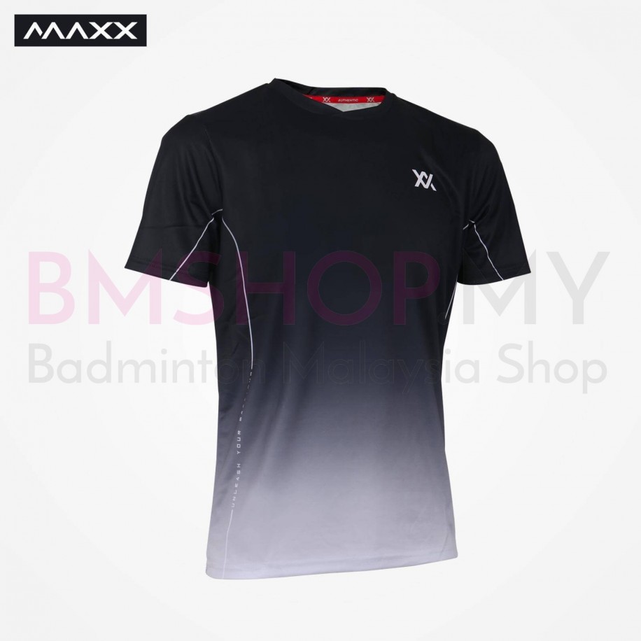 MAXX Shirt Tournament Tee MXPRO-004 Black White