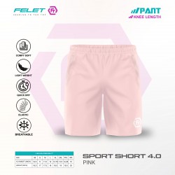FELET Pant Sport Short 4.0 Badminton Pant Black