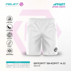 FELET Pant Sport Short 4.0 Badminton Pant Black