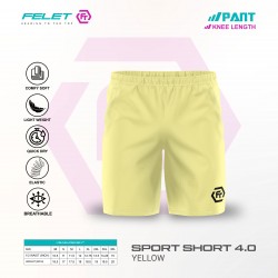 FELET Pant Sport Short 4.0 Badminton Pant Black
