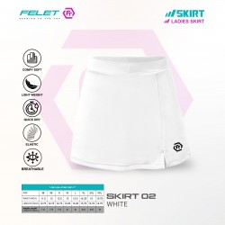 FELET Skirt 02 Badminton Skirt Black