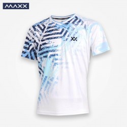 MAXX Shirt Tournament Tee MXPRO-006 White Blue