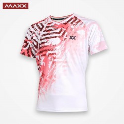 MAXX Shirt Tournament Tee MXPRO-006 White Red