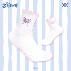 MAXX Stitch Socks MDSTK01 - White Pink