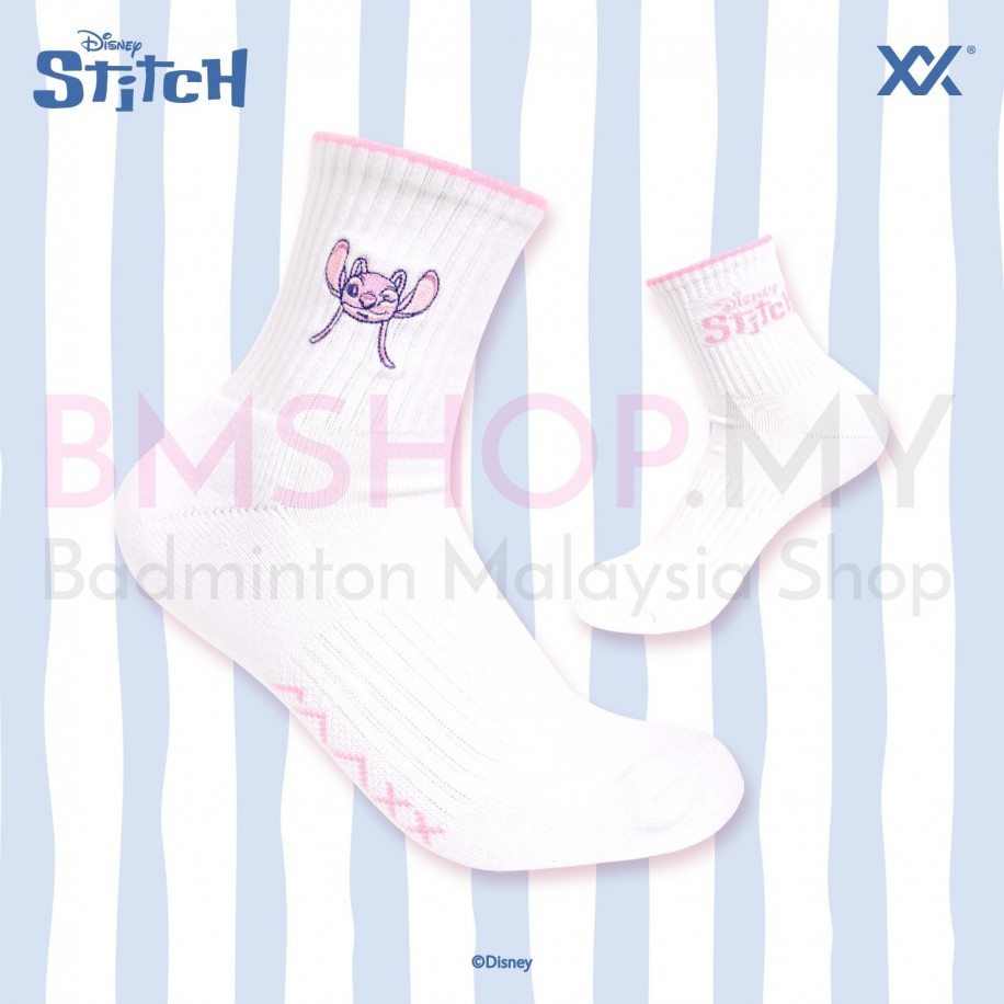 MAXX Stitch Socks MDSTK01 - White Pink