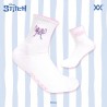 MAXX Stitch Socks MDSTK01 - White Pink