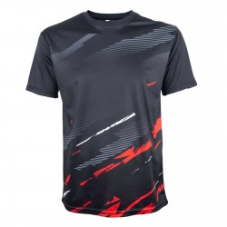 OREN SPORT Shirt QD7502 Unisex Round Neck Quick Dry Short Sleeve Sublimation Tee - Black
