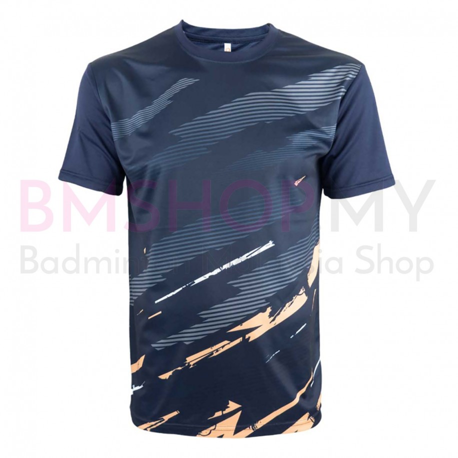 OREN SPORT Shirt QD7501 Unisex Round Neck Quick Dry Short Sleeve Sublimation Tee - Navy