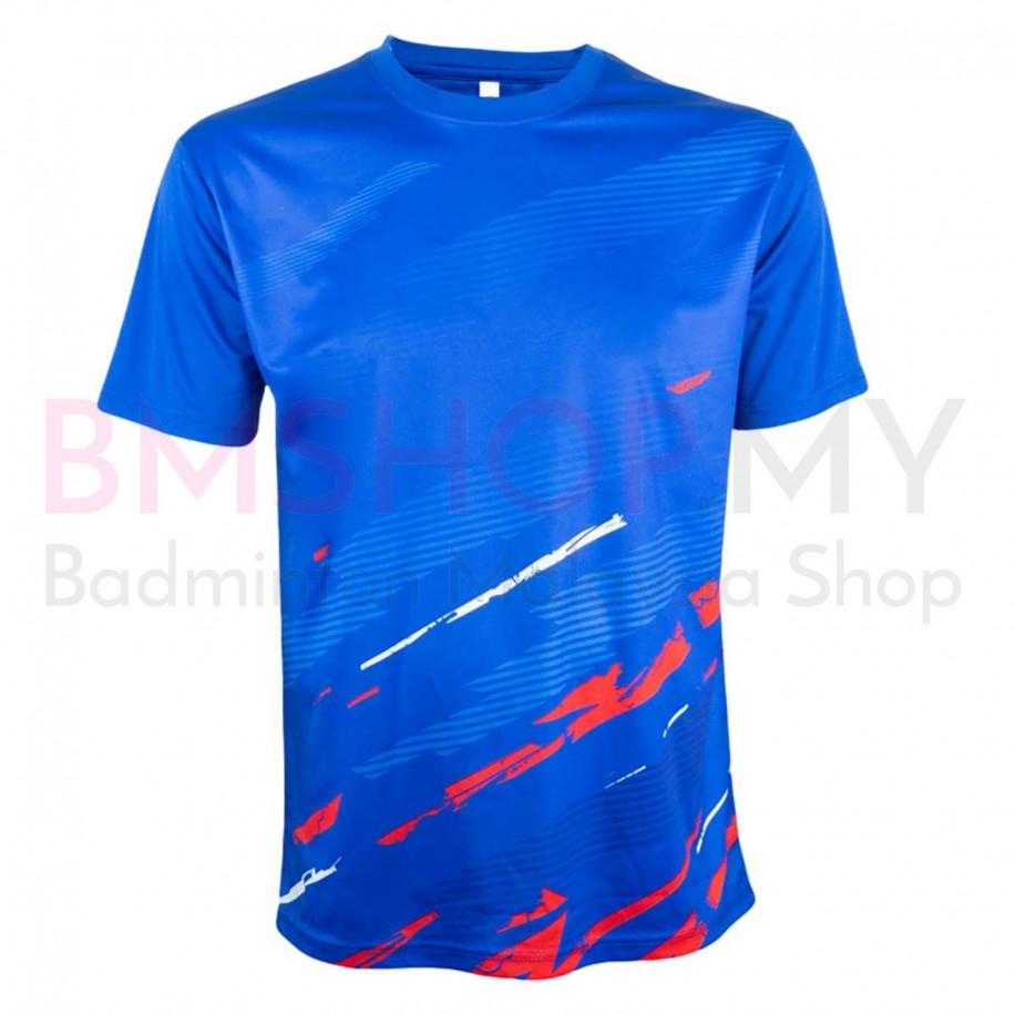 OREN SPORT Shirt QD7508 Unisex Round Neck Quick Dry Short Sleeve Sublimation Tee - Royal
