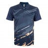 OREN SPORT Shirt QD7601 Unisex Collar Quick Dry Short Sleeve Sublimation Polo - Navy