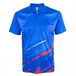 OREN SPORT Shirt QD76 Unisex Collar Quick Dry Short Sleeve Sublimation Polo - Navy