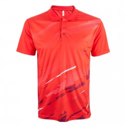 OREN SPORT Shirt QD76 Unisex Collar Quick Dry Short Sleeve Sublimation Polo - Navy