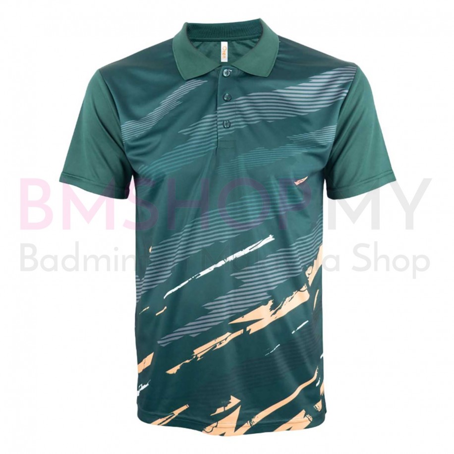 OREN SPORT Shirt QD76 Unisex Collar Quick Dry Short Sleeve Sublimation Polo - Navy