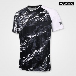 MAXX Shirt Tournament Tee MXPRO-009 Black White