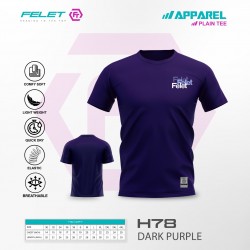 FELET Shirt Round Neck H78 (Dark Purple)