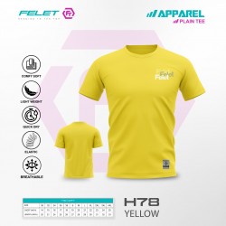 FELET Shirt Round Neck H78 (Yellow)