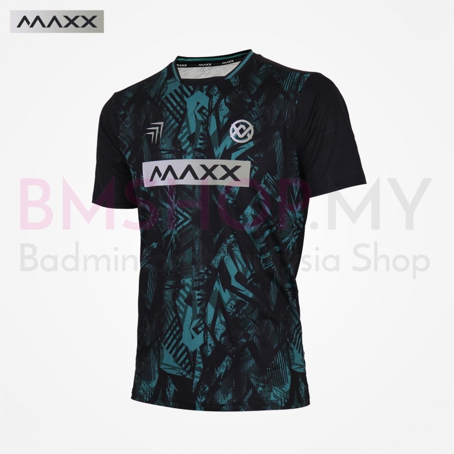 MAXX Shirt Tournament Tee MXPRO-013 Black Green