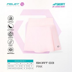 FELET Skirt 03 Badminton Skirt Pink