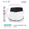 FELET Pant Lady Short 03 Badminton Pant White