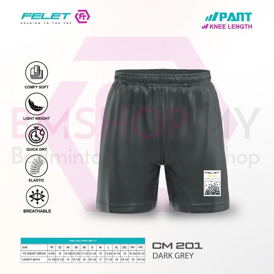FELET Pant Unisex CM201 Dark Grey