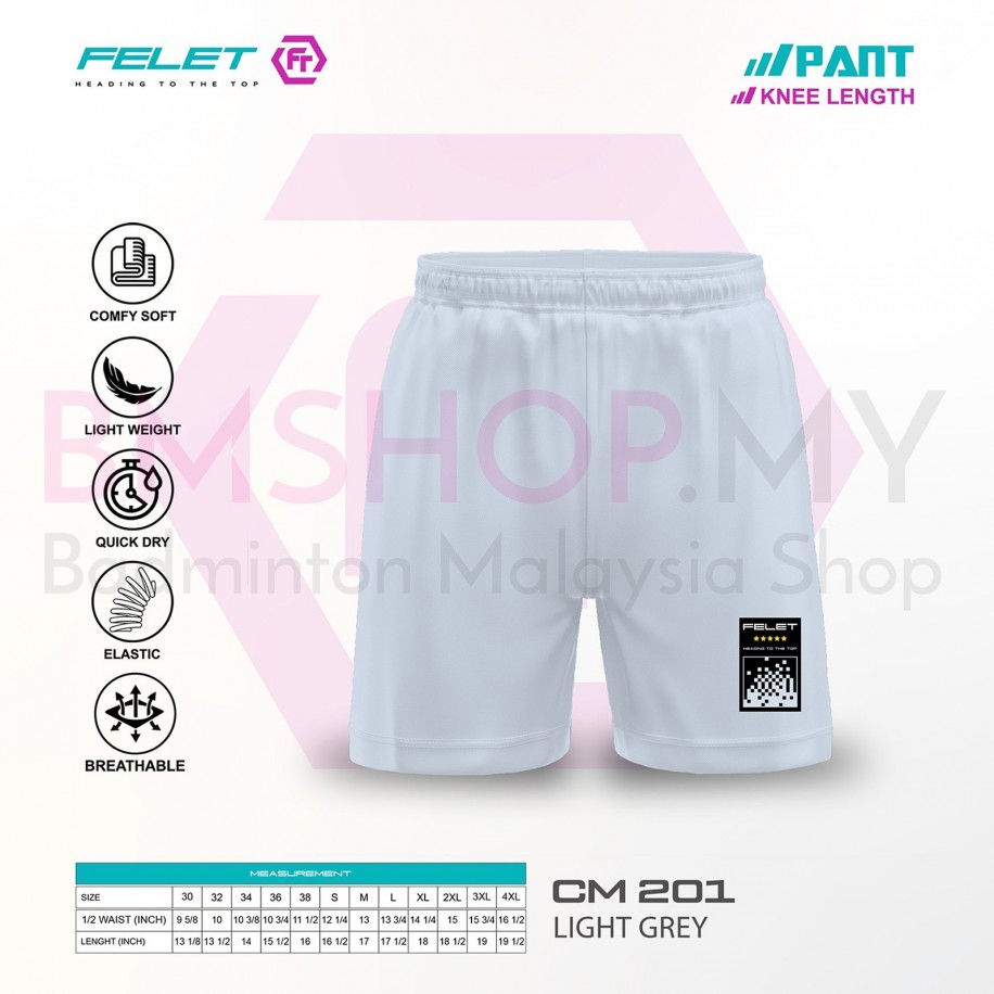 FELET Pant Unisex CM201 Light Grey