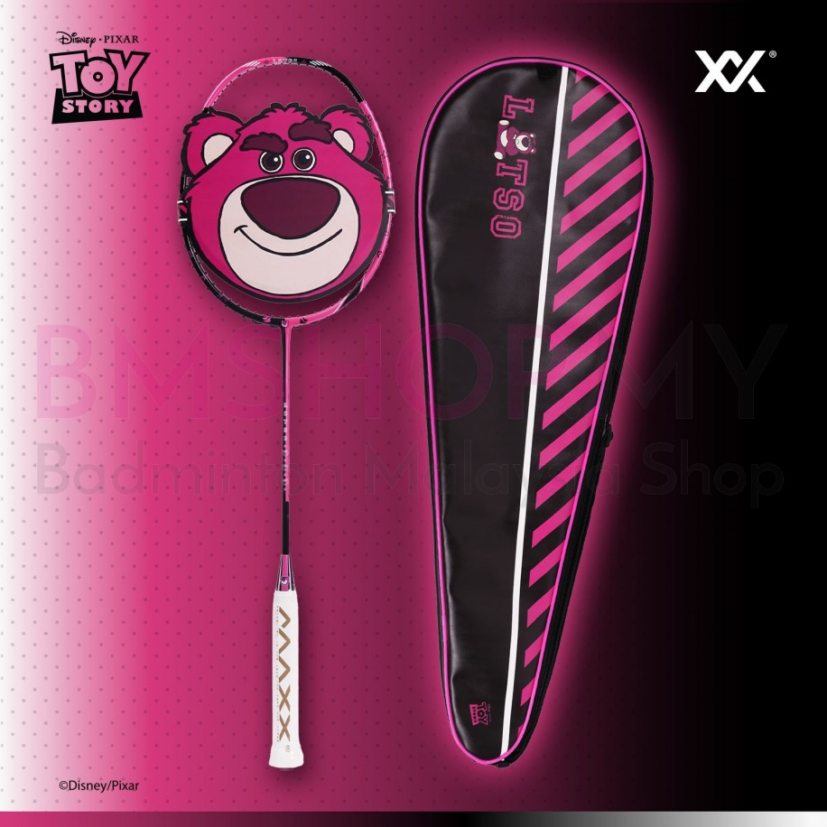 MAXX Lotso Badminton Racket (Free Stringing Service, Lotso Ed. Cover, String BG66UM)