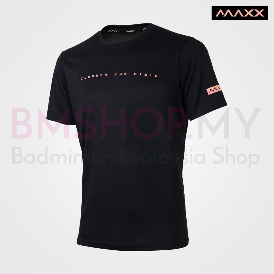 MAXX Shirt Sport Tee MXBA-004 Black-Rose Gold