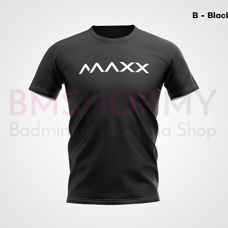 MAXX Shirt Sport Tee MXBA-007 Black- White