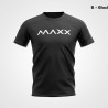 MAXX Shirt Sport Tee MXBA-007 Black- White