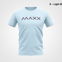 MAXX Shirt Sport Tee MXBA-007 Light Blue- Purple