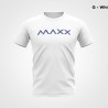 MAXX Shirt Sport Tee MXBA-007 White- Blue