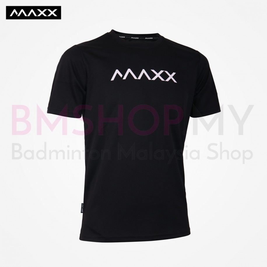 MAXX Shirt Sport Tee MXBA-007 Black- White