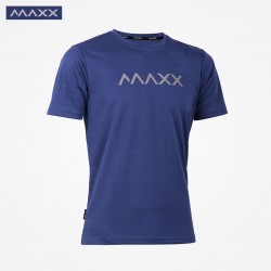 MAXX Shirt Sport Tee MXBA-007 Denim Blue- Grey
