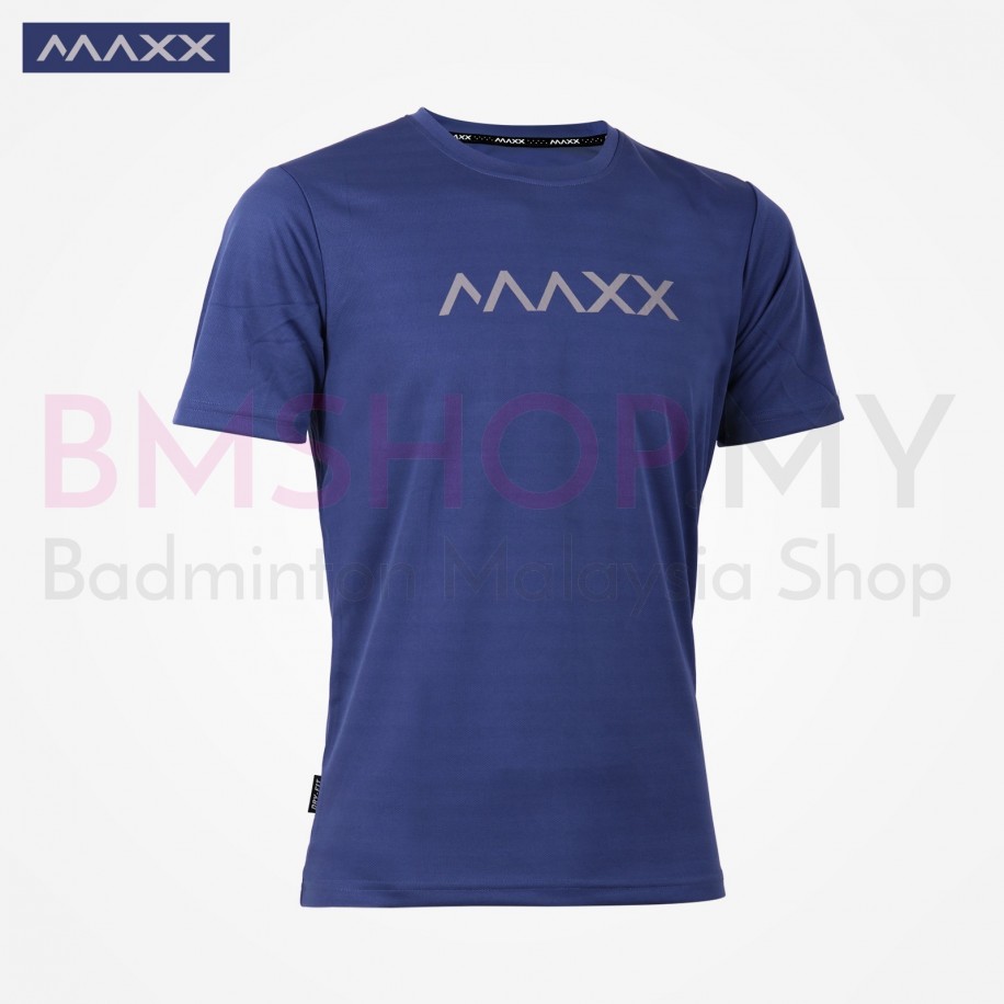 MAXX Shirt Sport Tee MXBA-007 Denim Blue- Grey