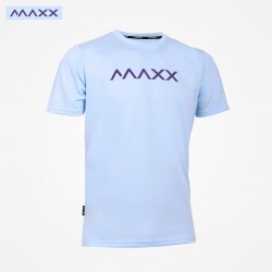 MAXX Shirt Sport Tee MXBA-007 Light Blue- Purple
