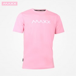 MAXX Shirt Sport Tee MXBA-007 Pink- White