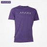 MAXX Shirt Sport Tee MXBA-007 Purple- Silver